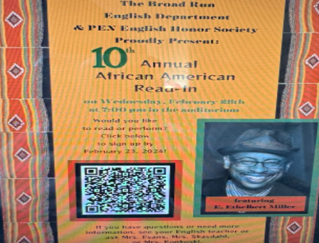 Broad Run's Tenth Annual African-American Read-In