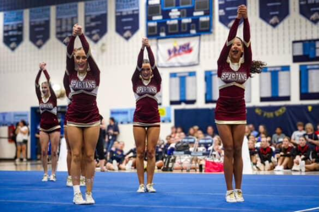 Broad Run High School varsity cheer team 2024 

Photo taken by Madeline Korin
