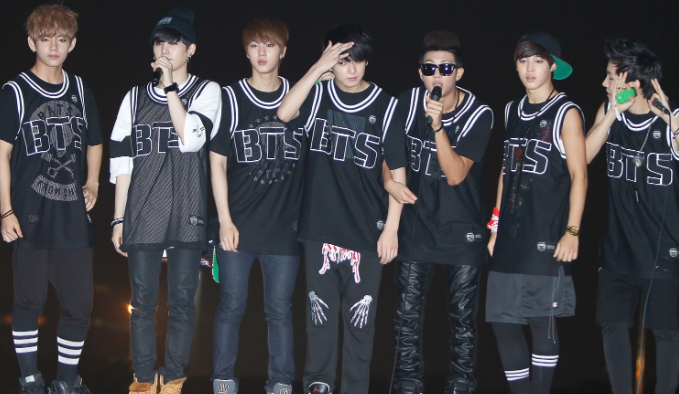 BTS at a fanmeeting on Music Bank on July 26 2013  commons.wikimedia.org, CC0 1.0